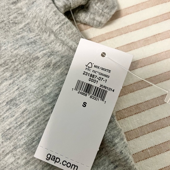 Gray Graphic Tee with Bunny and Fries - Picture 4 of 6